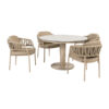 Comedor jardin Sarah Calma para terraza o exterior de Taste 4 Seasons Outdoor. Encuéntralo en la mayor tienda de muebles de exterior, terraza y jardín: De Tropen ¡y al mejor precio!