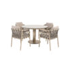 Sarah Piacenza dining set for your patio or garden by Taste 4 Seasons Outdoor. Find it at the largest outdoor furniture store: De Tropen, and at the best price!