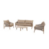 Conjunto exterior Milos Salute de 4 Seasons Outdoor. Encuéntralo en la mayor tienda de muebles de exterior, terraza y jardín: De Tropen ¡y al mejor precio!