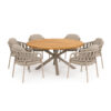 Prado 160 Calma outdoor dining set by Taste 4 Seasons Outdoor. Find it at De Tropen, the largest outdoor furniture, patio, and garden store, and at the best price!