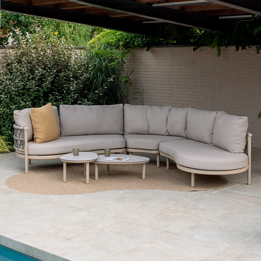 Conjunto jardín Piacenza para terraza o jardín de Taste 4 Seasons Outdoor. Encuéntralo en la mayor tienda de muebles de exterior, terraza y jardín: De Tropen ¡y al mejor precio!