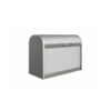 Arcón StoreMax 190 Gris cuarzo de Biohort. Foto de producto sobre fondo blanco. Encuéntralo en De Tropen al mejor precio. Confía en la mayor tienda de muebles de exterior de Málaga.
