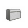 Biohort StoreMax 190 Quartz Grey storage chest. Product photo on a white background. Find it at De Tropen for the best price. Trust the largest outdoor furniture store in Malaga.