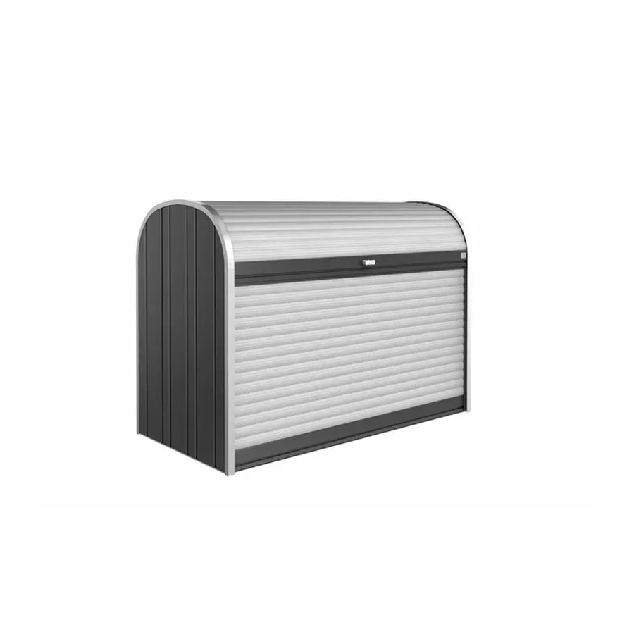 StoreMax 190 Dark Grey Chest by Biohort. Product photo on a white background. Find it at De Tropen at the best price. Trust the largest outdoor furniture shop in Málaga.