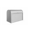 Biohort StoreMax 190 Silver Storage Chest. Product photo on a white background. Find it at De Tropen for the best price. Trust the largest outdoor furniture store in Malaga.
