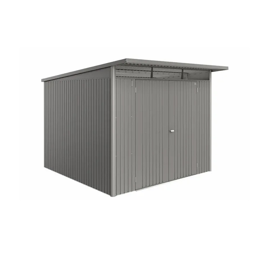 Biohort AvantGarde ECO Garden Shed in Quartz Grey. Find it at your outdoor furniture expert: De Tropen, and at the best price!