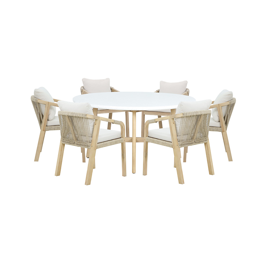 Talara Ravona Dining Set by GardenLine. Find it at your outdoor furniture expert: De Tropen, and at the best price!