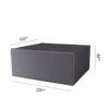 Dining Set Cover 150x220x85 by Platinum (Aerocover) Find it at the largest garden furniture shop in Andalusia: De Tropen, and at the best price!