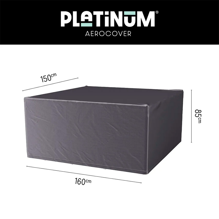 Garden Dining Set Cover 150x160x85cm by Platinum (Aerocover) Product photo on a white background. Find it at De Tropen at the best price. Trust the largest outdoor furniture shop in Málaga.