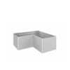 Huerto urbano elevado L plata 2x1 de Biohort. Foto de producto sobre fondo blanco. Encuéntralo en la mayor tienda de muebles de jardín de Málaga, De Tropen.