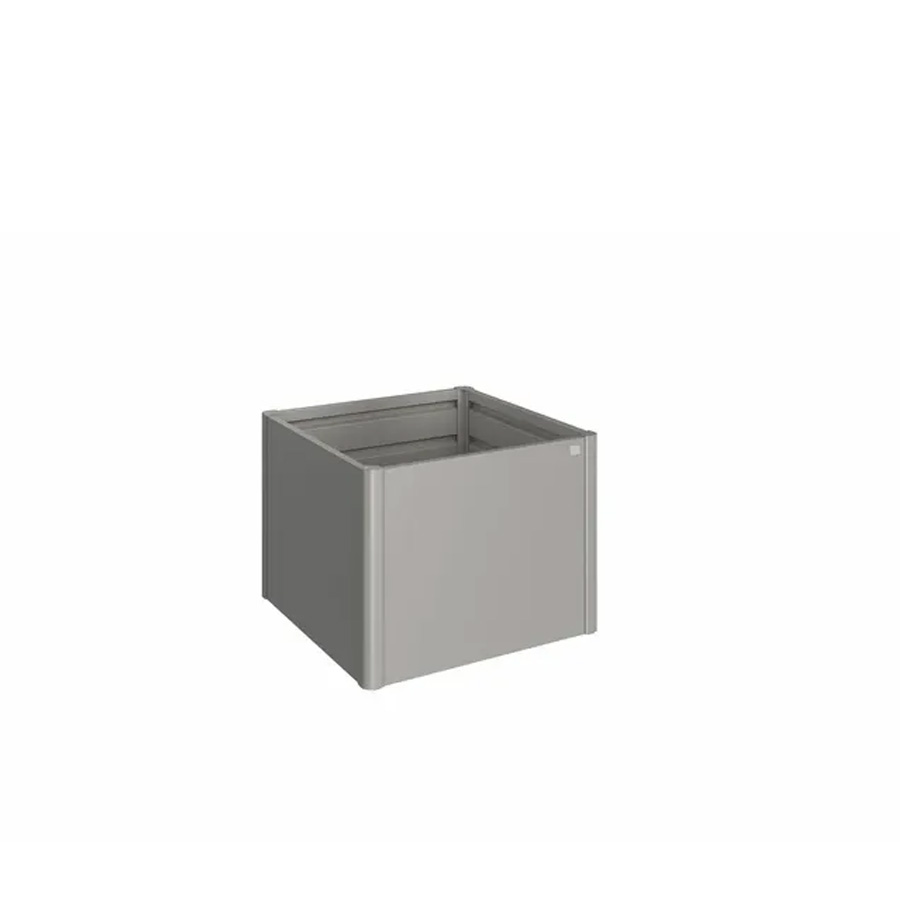 Huerto urbano elevado M gris cuarzo 1x1 de Biohort. Foto de producto sobre fondo blanco. Encuéntralo en la mayor tienda de muebles de jardín de Málaga, De Tropen.