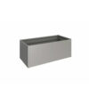 Huerto urbano elevado M gris cuarzo 2x1 de Biohort. Foto de producto sobre fondo blanco. Encuéntralo en la mayor tienda de muebles de jardín de Málaga, De Tropen.