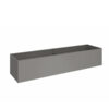 Huerto urbano elevado M gris cuarzo 4x1 de Biohort. Foto de producto sobre fondo blanco. Encuéntralo en la mayor tienda de muebles de jardín de Málaga, De Tropen.