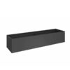 Huerto urbano elevado M gris oscuro 4x1 de Biohort. Foto de producto sobre fondo blanco. Encuéntralo en la mayor tienda de muebles de jardín de Málaga, De Tropen.