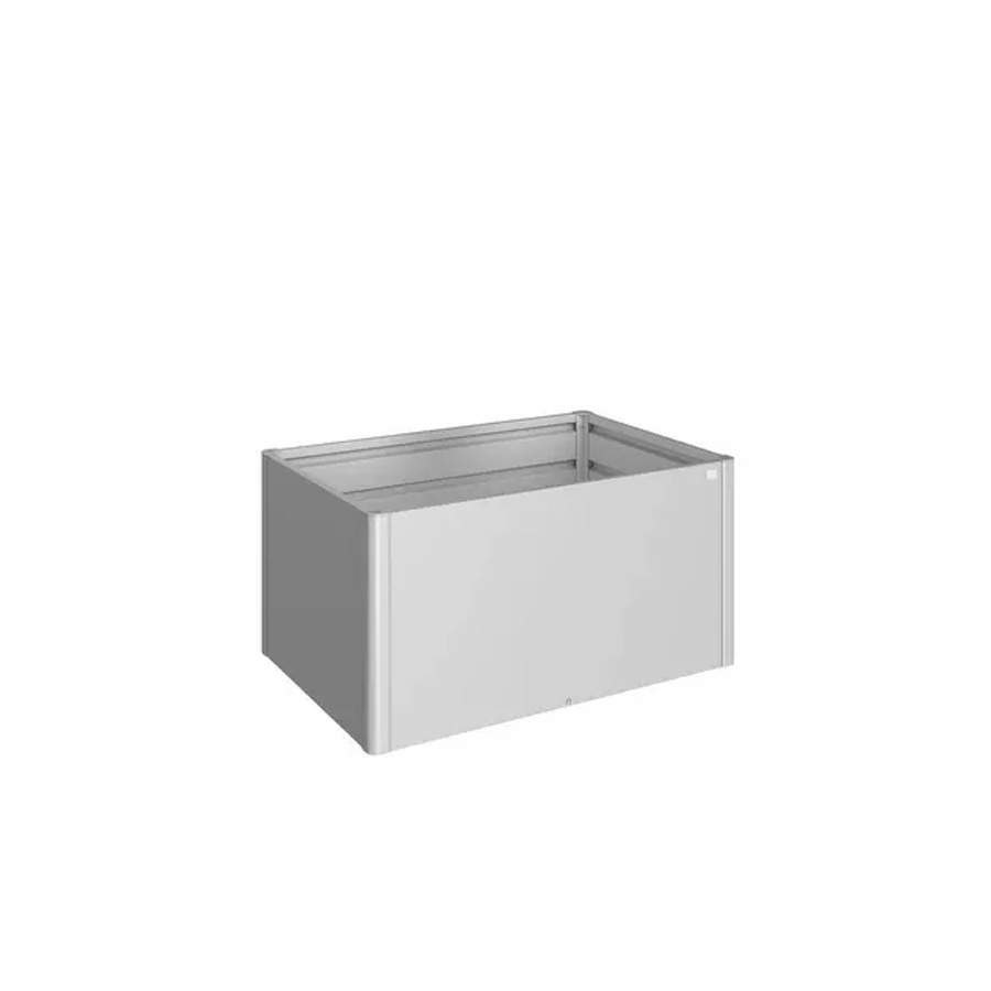 Huerto urbano elevado M plata 1,5x1 de Biohort. Foto de producto sobre fondo blanco. Encuéntralo en la mayor tienda de muebles de jardín de Málaga, De Tropen.