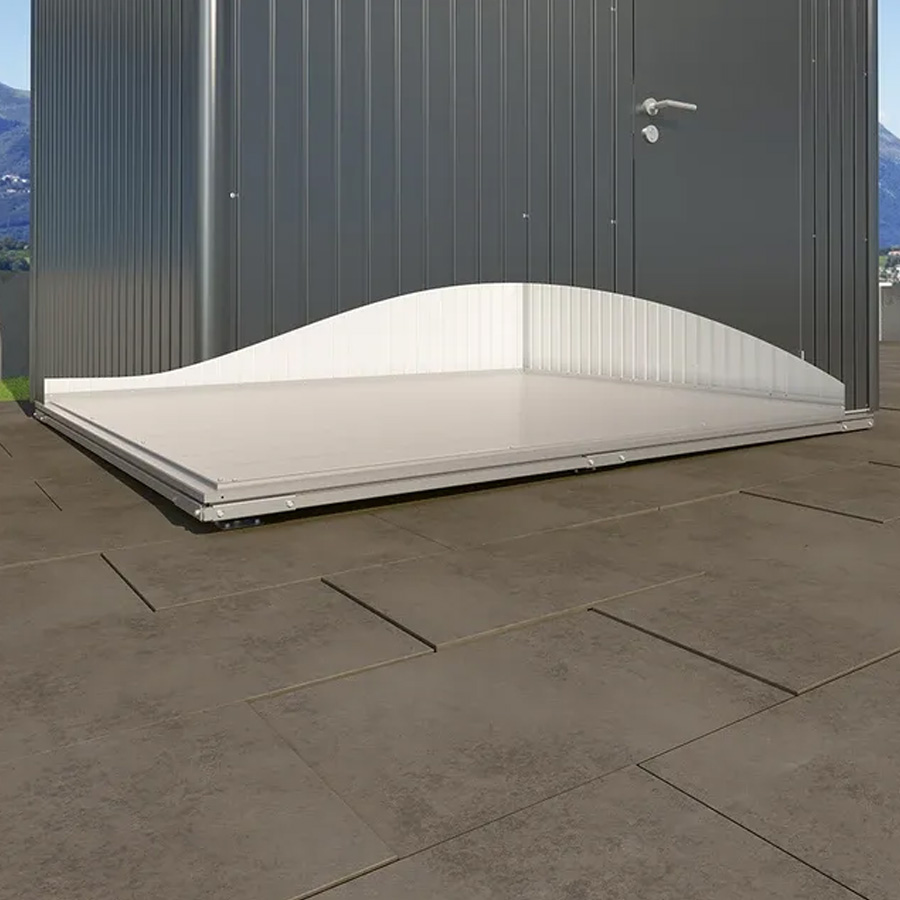 SmartBase Mini Garage by Biohort. Product photo on a white background. Find it at De Tropen for the best price. Trust the largest outdoor furniture store in Malaga.