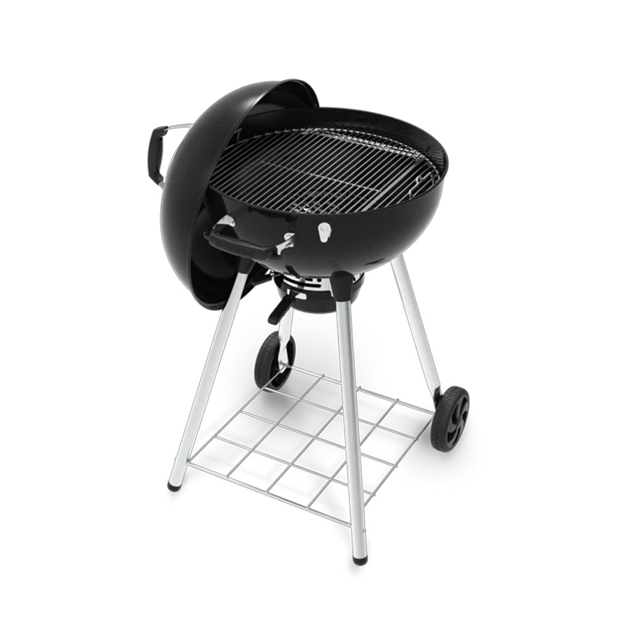 Barbacoa carbón Kettle Premium de Broil King, foto de producto sobre fondo blanco. Amplía tus horizontes con De Tropen®, ven a descubrir las posibilidades de esta potente barbacoa. En la mayor tienda de muebles de jardín de la Costa del Sol, Málaga y Granada.