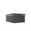 Caseta CasaNova 4x6 gris oscuro, foto de producto sobre fondo blanco. Amplía tus horizontes con De Tropen®, ven a descubrir las posibilidades de personalización de la CasaNova 3. En la mayor tienda de muebles de jardín de la Costa del Sol, con la elegancia y solvencia técnica que solo Biohort puede ofrecer.