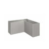 Jardinera Belvedere MAXI L 150 gris cuarzo de Biohort. Foto de producto sobre fondo blanco. Encuéntralo en la mayor tienda de muebles de jardín de Málaga, De Tropen.