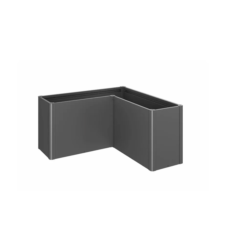 Jardinera Belvedere MAXI L 150 gris oscuro de Biohort. Foto de producto sobre fondo blanco. Encuéntralo en la mayor tienda de muebles de jardín de Málaga, De Tropen.