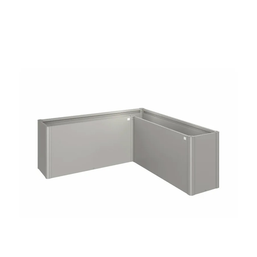 Jardinera Belvedere MAXI L 200 gris cuarzo de Biohort. Foto de producto sobre fondo blanco. Encuéntralo en la mayor tienda de muebles de jardín de Málaga, De Tropen.