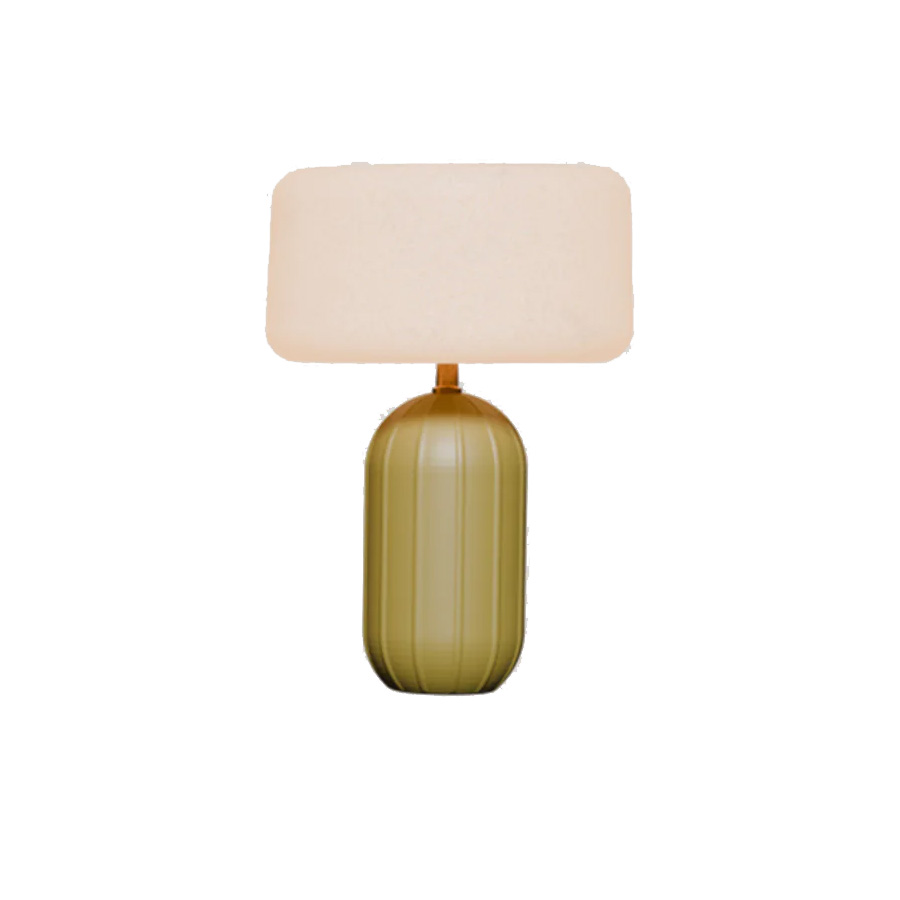 Phoebe 40 solar table lamp in green by NewGarden, product photo on a white background. Expand your horizons with De Tropen®, come and discover the possibilities of lighting for your terrace or balcony. In the largest garden furniture store on the Costa del Sol, Málaga and Granada.