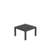 Mesa Auxiliar Spritz jardín Negro de Vondom. Con el característico patrón de lamas de la serie Spritz. Cómpralo online en De Tropen la mayor tienda de muebles de jardín de Málaga.