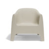 Solid Ecru garden armchair by Vondom. Designed by Stefano Giovannoni, it's lightweight yet very stable. A functional collection thanks to its stackable design. Buy it online at De Tropen, the largest outdoor furniture store in Malaga.