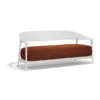 XL Africa White Clay garden sofa by Vondom. Designed by Eugeni Quitllet, lightweight and very stable. Product photo on a white background. Buy it online at De Tropen, the largest outdoor furniture store in Malaga.