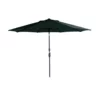 Sombrilla Sophie+ Ø300cm Verde Oscuro, Night Green de Hartman. Vista frontal sobre fondo blanco. Cómpralo online en De Tropen la mayor tienda de muebles de jardín de Málaga.