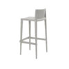Ecru Spritz garden stool by Vondom. Featuring the signature slat pattern of the Spritz series. Buy it online at De Tropen, the largest garden furniture store in Malaga.