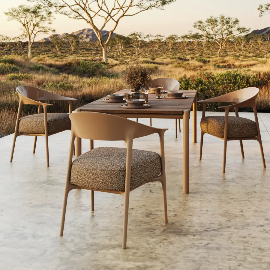 Africa series for the garden by Vondom. Designed by Eugeni Quitllet, lightweight and very stable. Product photo on a white background. Buy it online at De Tropen, the largest outdoor furniture store in Málaga.