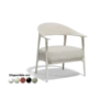 Silla baja Africa para jardín de Vondom. Diseñado por Eugeni Quitllet, ligero y muy estable. Foto de producto sobre fondo blanco. Cómpralo online en De Tropen la mayor tienda de muebles de exterior de Málaga.