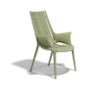 Sillón Ibiza jade de Vondom. Ligera y muy estable. Foto de producto sobre fondo blanco. Cómpralo online en De Tropen la mayor tienda de muebles de exterior de Málaga.