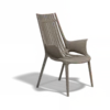Sillón Ibiza tortora de Vondom. Ligera y muy estable. Foto de producto sobre fondo blanco. Cómpralo online en De Tropen la mayor tienda de muebles de exterior de Málaga.